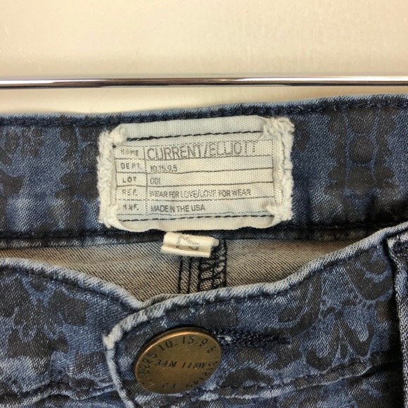 Current/Elliott Skinny Ankle Vintage Brocade, 27 - Picture 4 of 8